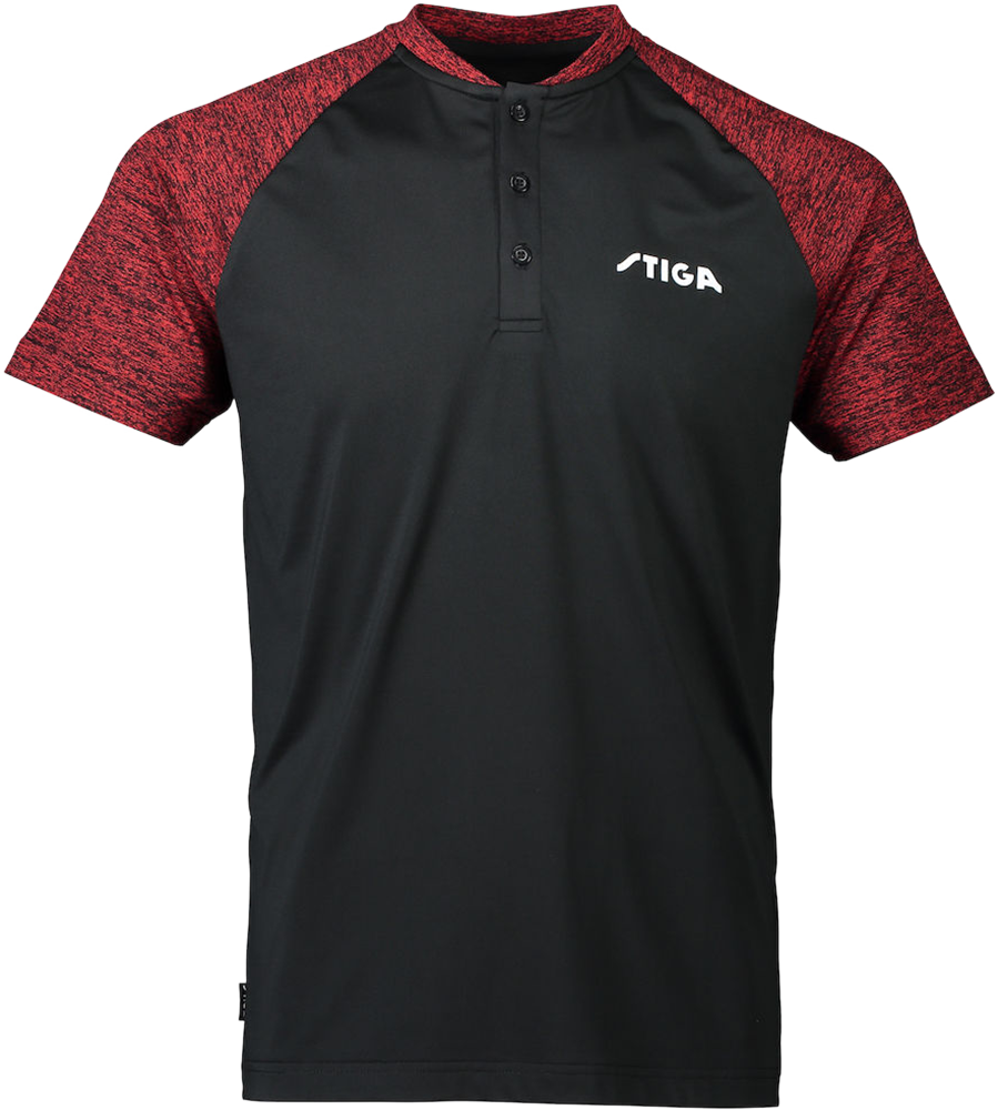 STIGA T Shirt TEAM Black/Red