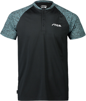 STIGA T Shirt TEAM Black/Green